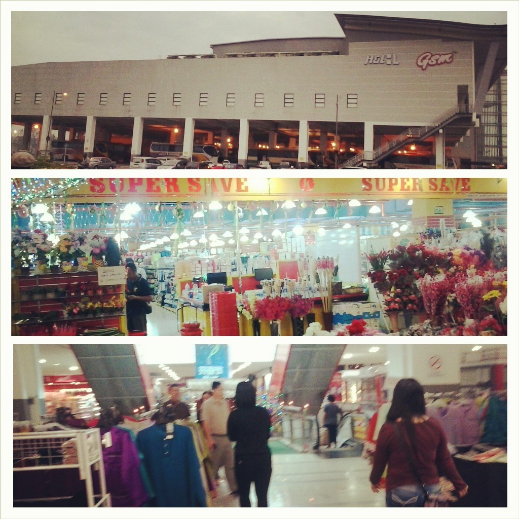Terminal Bis Sentral Kuching sekaligus pusat perbelanjaan.